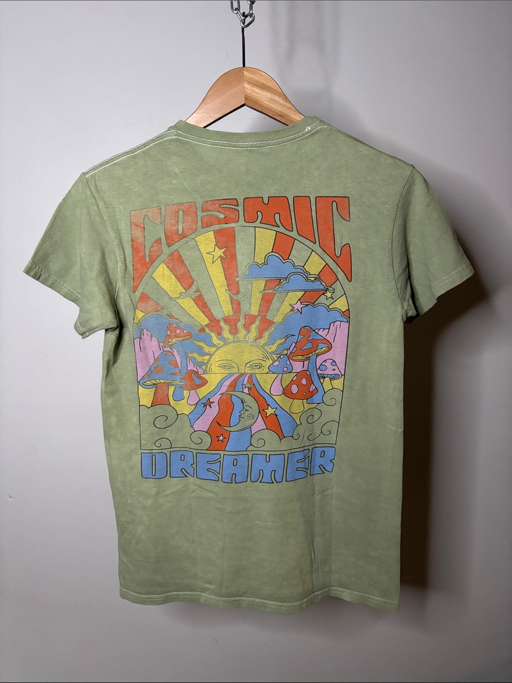 Hot Topic Call Your Mother "Cosmic Dreamer" Tee in Sage